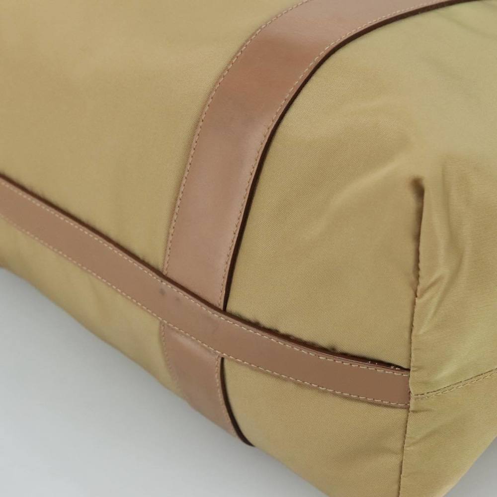 PRADA Hand Bag Nylon Beige Auth bs21036 - Picture 15 of 16